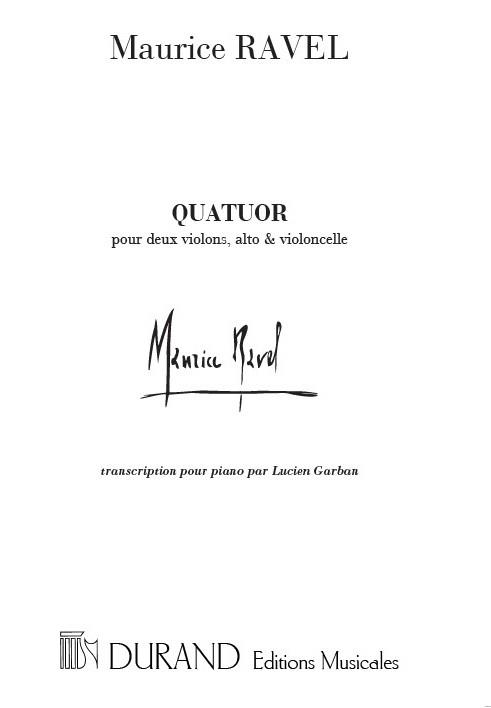 Quatuor Pour Deux Violons Alto Et Violoncelle